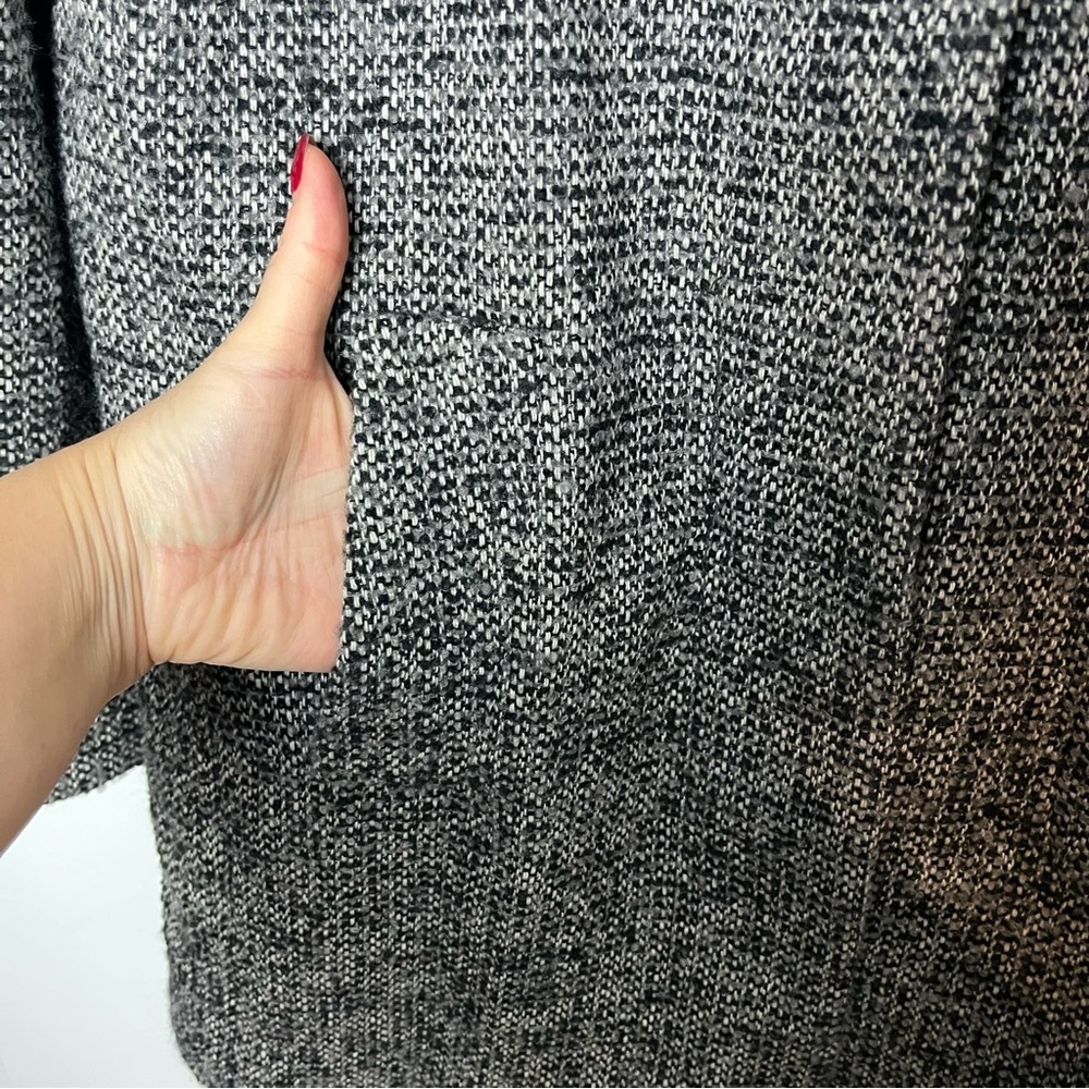 J. Crew Black and Gray Pea Coat​ - Picture 4 of 8
